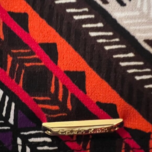 Calvin Klein Sleeveless Geometric Print Top – Size PM – Scoop Neck – Multicolor - Picture 4 of 4